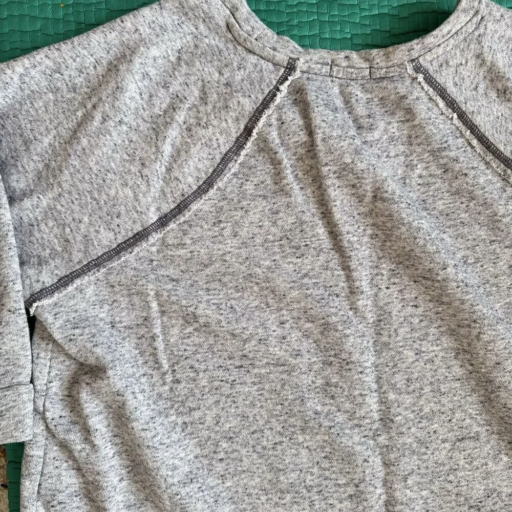 Vintage Y2K Gap Women's XL Gray Sweater Sweatshirt Dress Coastal Preppy Casual - Picture 12 of 14